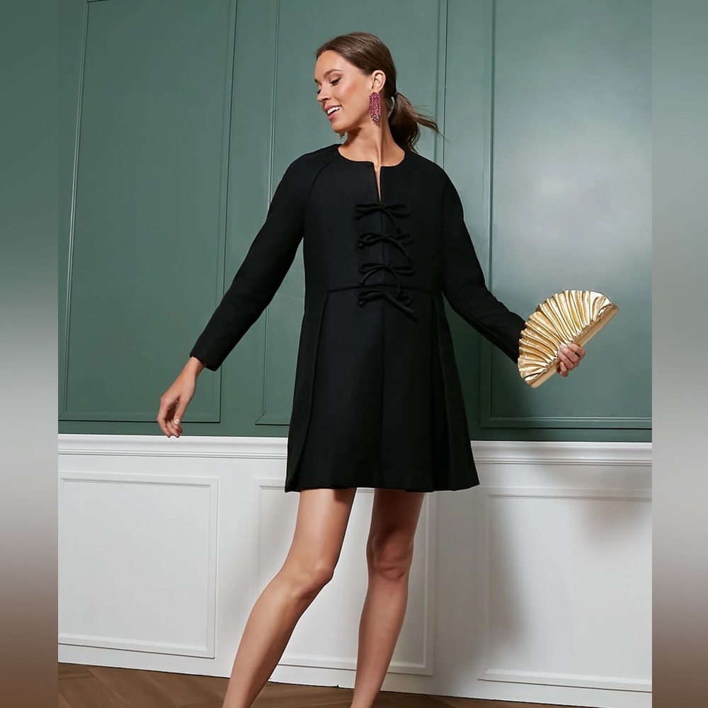 Tuckernuck Blair Bow Coat Dress size XXL